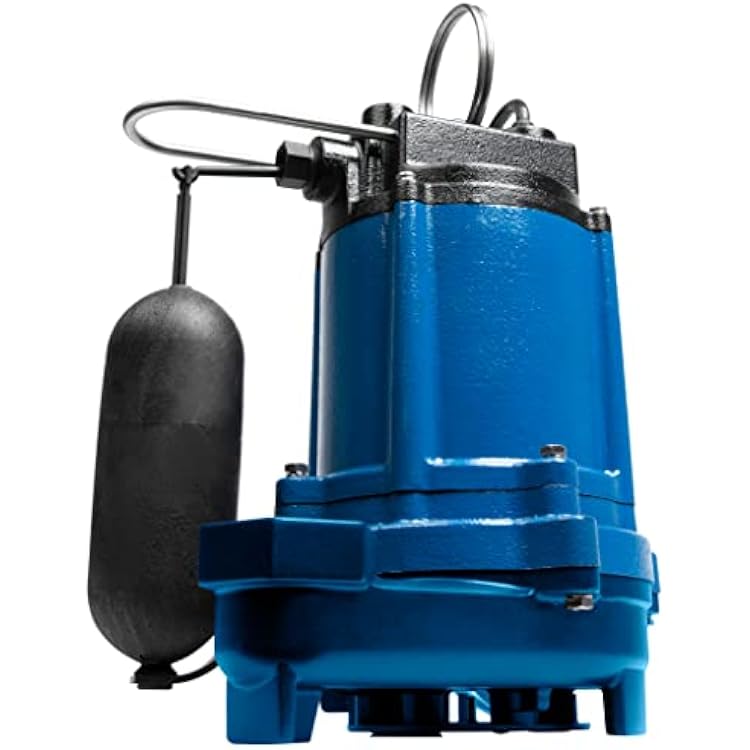 Little Giant LG-SC75SA 115 Volt, 34 HP, 5200 GPH Cast Iron Sump Pump with Snap Action Switch, Blue, 14942678