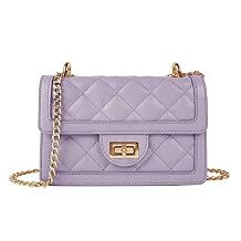 SG SUGU Small Quilted Crossbody Bag, Trendy Designer Mini Shoulder Bag, Phone Wallet Purse for Women