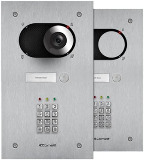 Comelit Group 8023903378276 Front Panel Switch 1 TN IX0101KP Subscriber.KeypadV4A Doorbell Tray for Door Communication