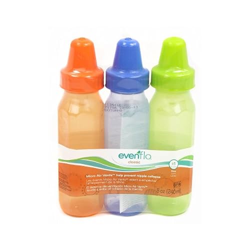 Evenflo 3 Count Classic Light Tint Nurser, 8 Ounce