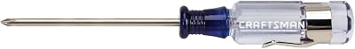 CRAFTSMAN Phillips Screwdriver #0 x 2.5 in., Acetate Handle CMHT65000