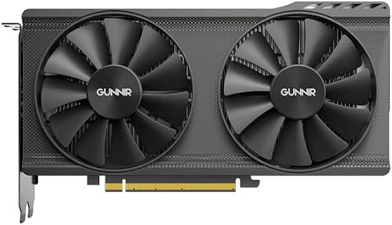 WEELIAO GUNNIR Intel Arc A380 Index Graphics Card,2000 Mhz Video Card,6GB 96-bit GDDR6,PCIE4.0,1 HDMI,3 DP,2 Fans,TBP 75W