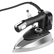 1200W Industrial Steam Iron,Professional Gravity Feed Industrial Electric Steam Iron with 3L Tank for Garment Factories