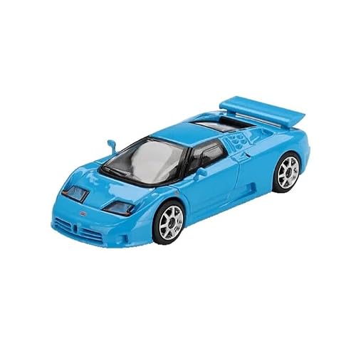 Diecast Collectibles Model Car Compatible with Mini GT 1:64 Bugatti EB110 Super Sport Blu Bugatti Limited Edition MGT00890