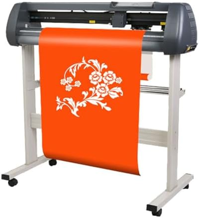 Vinyl Cutter Plotter Printer with Adjustable Double-Spring Pinch Rollers for DIY Sign and Label Making