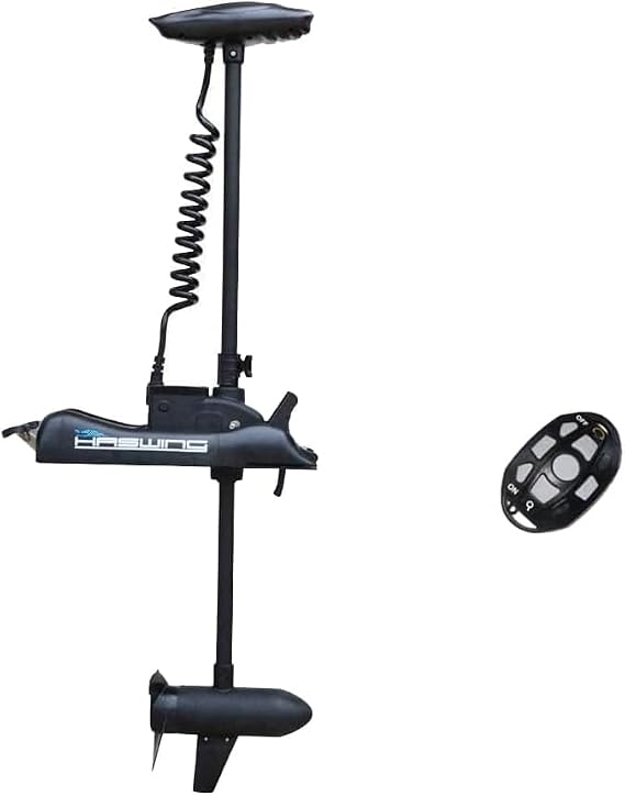 AQUOS Haswing Bow Mount Trolling Motor 12V 55lbs 48in with Wireless Remote