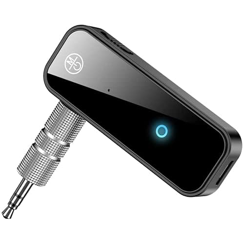 UrbanX Bluetooth 5.0 Adapter 3.5mm Jack Aux Receiver, 2-in-1 Wireless Transmitter & Receiver for Xiaomi Redmi S2 Redmi Y2, Streaming Audio of TV, PC, Speaker, Headphones, Car, Home Stereo