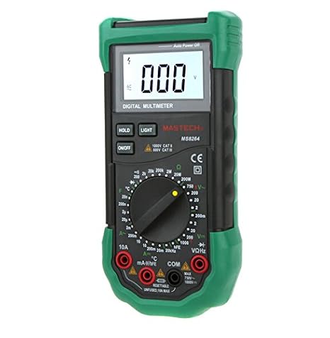 MS8264 Handheld DMM Digital Multimeters w/Temperature Capacitance & Frequency Test
