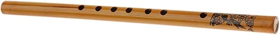 Bamboo Shakuhachi Flute Traditional Japanese Vertical Woodwind Instrument Handcrafted Musical Gift