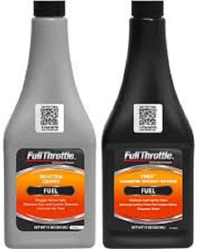 Full Throttle 2 Step Fuel System Cleaning Kit - Shrink Wrapped, (Kit Includes: Fuel System Cleaner And Induction Cleaner)