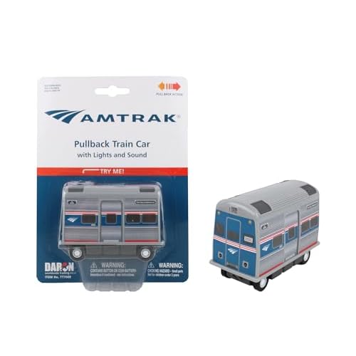 Daron Amtrak Pullback Train Car TT7002