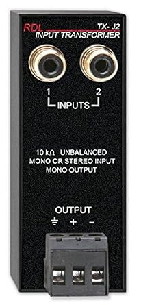 RDL Unbalanced Input Transformer (TX-J2)