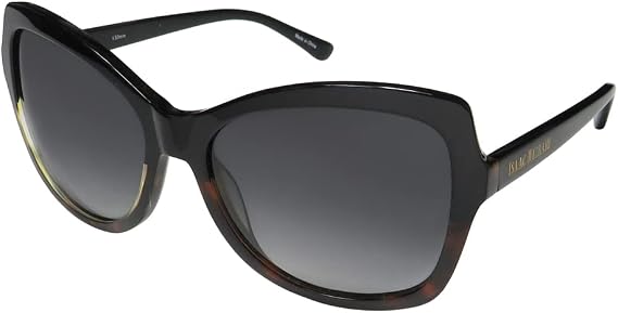 Isaac Mizrahi 30216 Womens/Ladies Oversized Full-rim 100% UVA & UVB Lenses Sunglasses/Sun Glasses (55-16-130, Black/Tortoise)