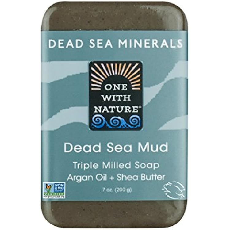 One With Nature Dead Sea Mud Bar Soap, 7 Ounce