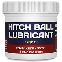 BTAS Trailer Hitch Ball Lubricant Waterproof Grease with PTFE 5oz,Reduces Friction & Wear & Noise on Tow Hitch Mount Balls,King Pins,Hitch Locks,Jacks,etc.