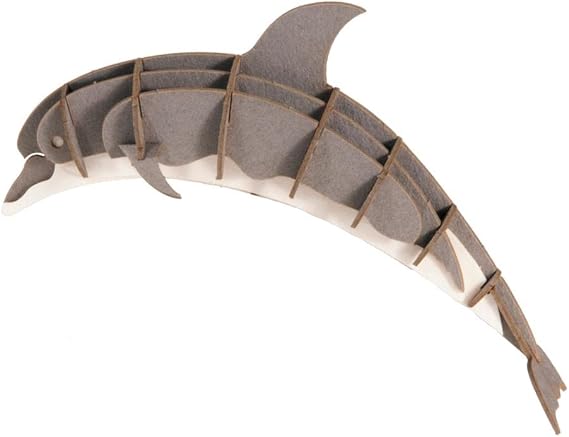 Fridolin 3D paper model dolphin