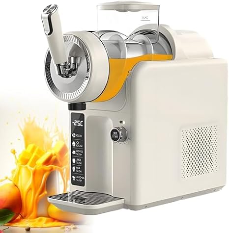Multifunction Machine for Slush, Ice Cream, and Cocktails with LED Display and High-Definition