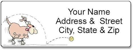 Dog Address Label - Customized Return Address Label - 90 Labels