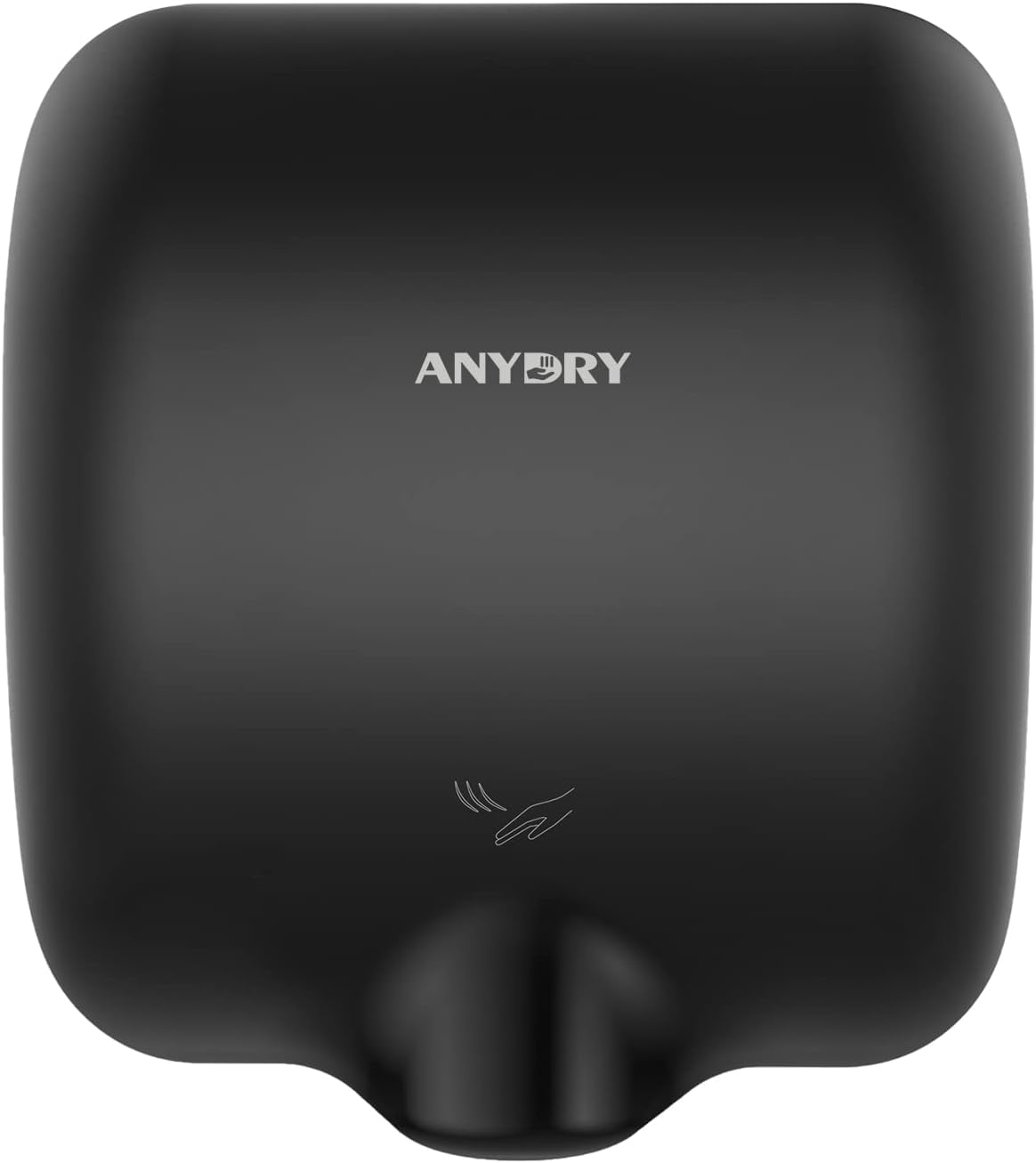 anydry 2800 Commercial Hand Dryer,Heavy Duty Stainless Steel Hand Dryers,Electric Hand Dryer For Toilet.(Matte Black)