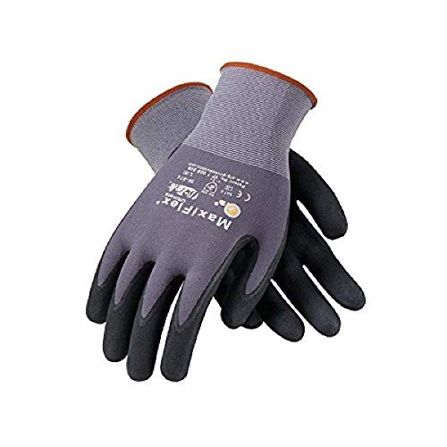 PIP 34-874XL Maxi Flex Ultimate 34874 Foam Nitrile Palm Coated Gloves, Gray, XL,1 Count Pack of 144