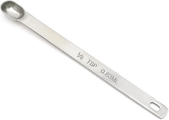 1PCS 1/8TSP(0.63ML) Measuring Spoon, Stainless Steel Long Handle Teaspoons