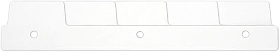 11'' White End Tabs for Pressboard Binders, 3-Hole 1/5 Cut. (20 per Package)