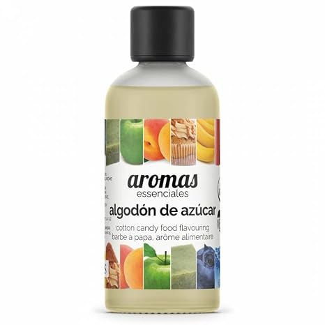 Essenciales Lebensmittelaroma Zuckerwatte konzentriert - 100 ml - Aromaextrakt zum Backen für Desserts und Getränke