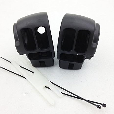 MT265-009- Black Switch Housing Cover Compatible with 1996-2013 Harley Davidson Electra Glide Classic FLHTC/ 1996-2009 Harley Davidson Electra Glide FLHT