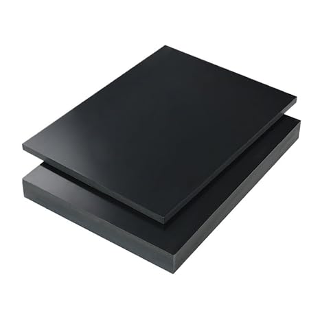 2pcs Bakelite Sheets Black 2/8/15/20mm, Black Bakelite Plate 10/20/25/30cm, Phenolic Resin Flat Sheet for Construction(15mm x 10 x 10cm)
