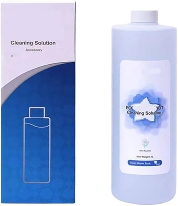 1L Cleaning Solution, Compatible for ECOVACS DEEBOT T10 OMNI/T20/T30S Series, Robot Vacuum Mop Refill Liquid(Original 1PCS)