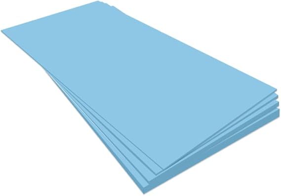 XPS Foam Insulation Boards 1200 x 600 x 10mm - Electric and Water Underfloor Heating Tile Laminate Underlay Thermal Extruded Polystyrene Insulation Sheets (5, 1200 x 600 x 6mm)