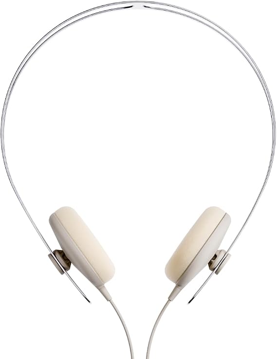 AIAIAI Tracks White USB-C Wired On-Ear Headphones with Mic, Tight Bass