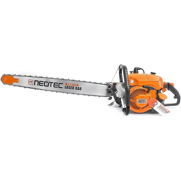 NEOTEC NS8105 36 inch Gas ChainSaw with Guide Bar Chain 2-Cycle Power Head 105cc Power Chain Saw 6.5HP 4.8KW Gasoline Chainsaws All Parts Compatible with G070 070 090