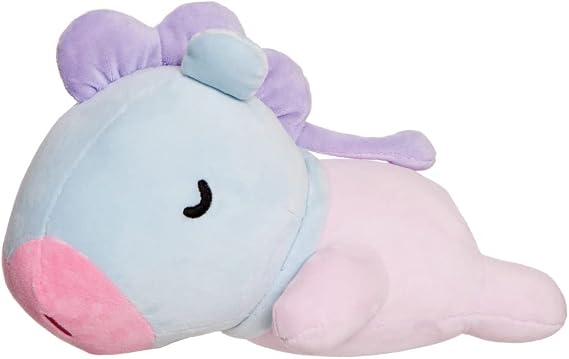 AURORA - BT21 Official Merchandise, MANG Baby Mini Pillow Cushion, Soft Toy, Blue & Purple