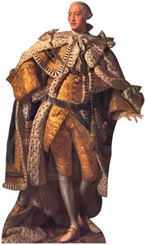 H65057 King George III Cardboard Cutout Standup
