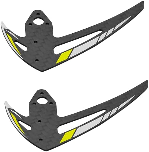 OMPHOBBY M2 EVO Helicopter Parts OSHM2328Y Vertical Stabilizer Set Yellow Original Replacement for OMP Hobby M2-EVO RC Helicopters Accessories Spare Part