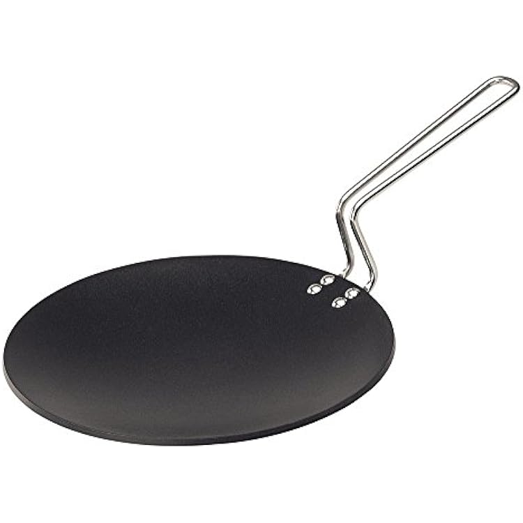 Futura Q50NT26X Tava Griddle, 10 Inch 4.88mm Thick, Black