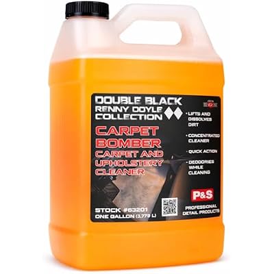 P & S PROFESSIONAL DETAIL PRODUCTS Carpet Bomber Professional Upholstery Cleaner, Citrus-Based Formula, Removes Grease, Dirt & Odors, Highly Dilutable, Safe for Engines & Wheel Wells - 1 Gallon