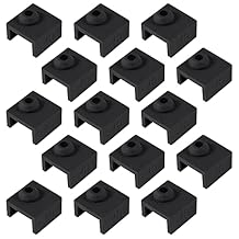 12PCS for Cr10 Ender3 Sock 3D Printer Heater Cover Thermal Protection MK7 MK8 MK9 Hotend Compatible with Ender 3/3 Pro/3 V2, Ender 5/5 Plus/ 5 Pro, CR10 Series, MK7/MK8/MK9 Ext Heating Insulation Case