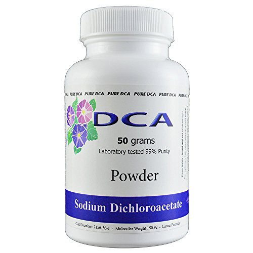 Pure DCA - Sodium Dichloroacetate 50 Grams Powder Complete with Analytical Certificate of Purity - Buy with Confidence 10 Years Worlds Largest Supplier