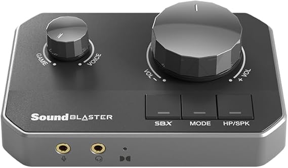 Sound Blaster G8 - High definition gaming USB DAC with dual USB audio mixing y customizable acoustic engine and 10-band EQ