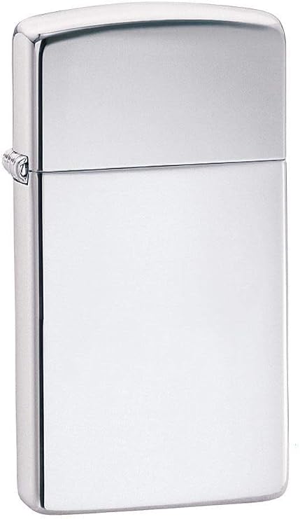 Zippo Slim High Polish Chrome Armor Pocket Lighter