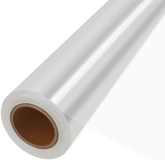 JOYIT Transparent Gift Wrap Rolls 80 cm x 30 m (80 cm Folds to 40 cm) - 3 Mil Thick Cellophane Film Transparent Film for Gifts & Transparent Film Gift Film