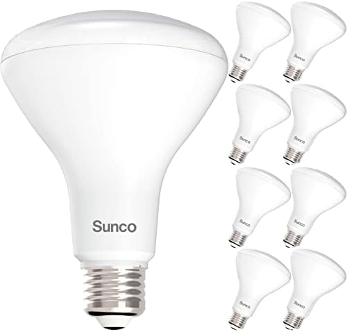 Sunco 8 Pack BR30 Light Bulbs LED, Recessed Can Light Bulbs, Indoor Flood Bulb, 850 LM, 11W 65W Equivalent, 3000K Warm White, Dimmable, E26 Base, for Home, Kitchen, Bedroom UL.