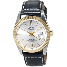Gevril Men's West Village Automatic Watch, Genuine Italian Leather Strap