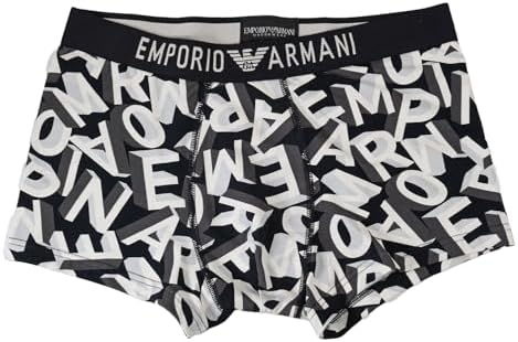 Emporio Armani Mens All Over Letter Trunk