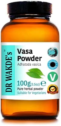 DR WAKDE's Vacha Powder (Sweet Flag | Acorus Calamus) - 100g (3.5oz) | Pure, Raw & Dried Powder | Ayurvedic Herb | Vegan | Nothing Added, Nothing Removed | Same Day Dispatch