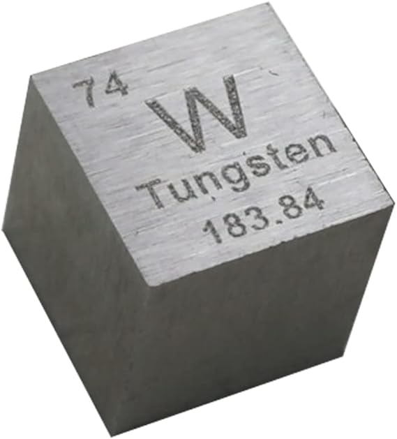 Tungsten Cube Metal High Density W Element Cube/10Mm*10Mm*10Mm