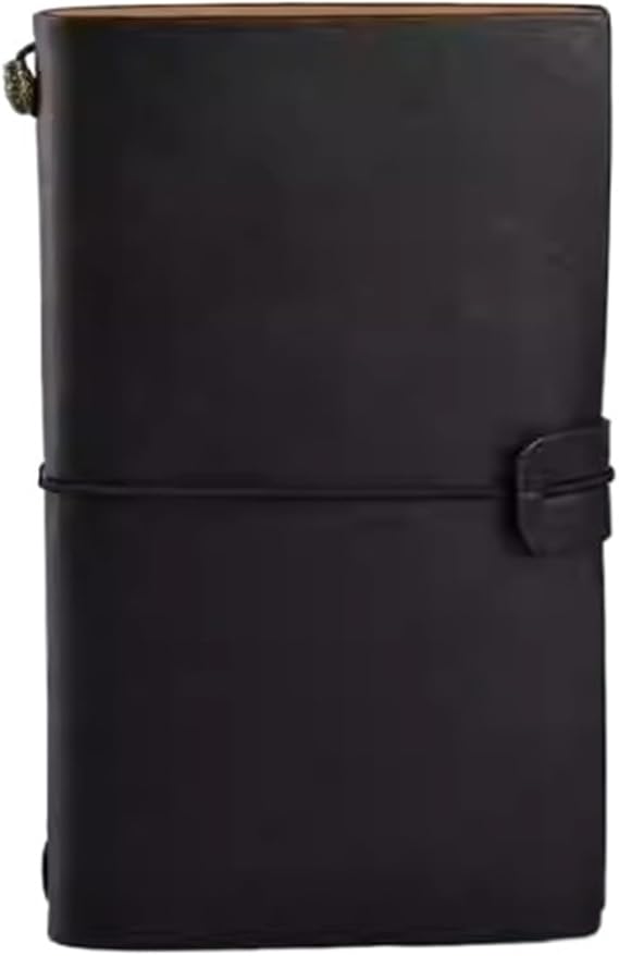 Portable Ledger Retro Bundled Notebook Travel Diary(3)
