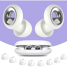 Ear Plugs for Sleeping Noise Cancelling, 45dB Reusable Silicone Ear Plugs with 8 Ear Tips, Soft Hearing Protection Earplugs for Sleep, Snoring & Concerts